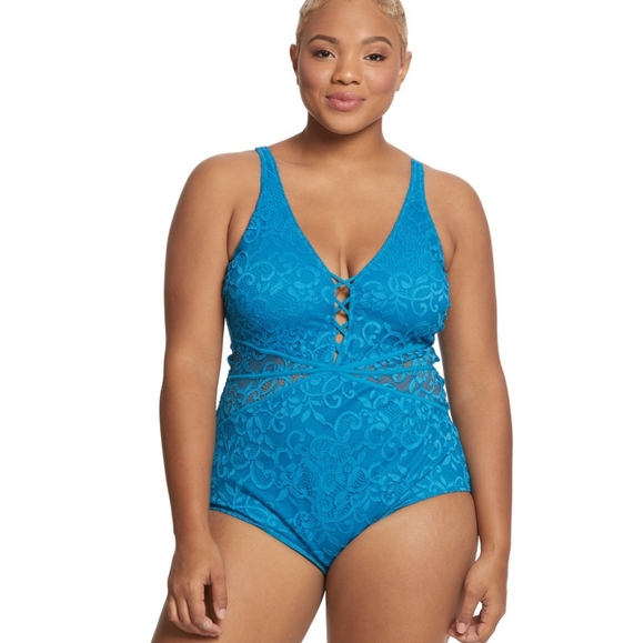 ⚡️⚡️FLASH SALE!!!GOTTEX Shalimar V-Neck One Piece Swimsuit. - Picture 5 of 7